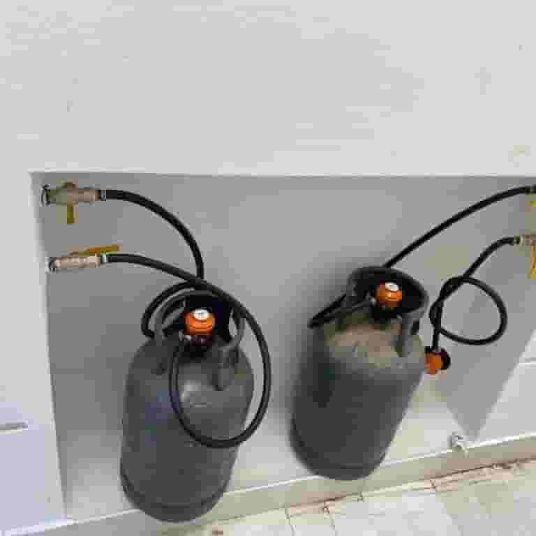 Extension of central gas networks Extension of central gas networks